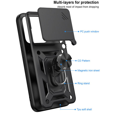 Husa de protectie Techsuit CamShield Series compatibil cu Motorola Edge 70 Pro, Negru