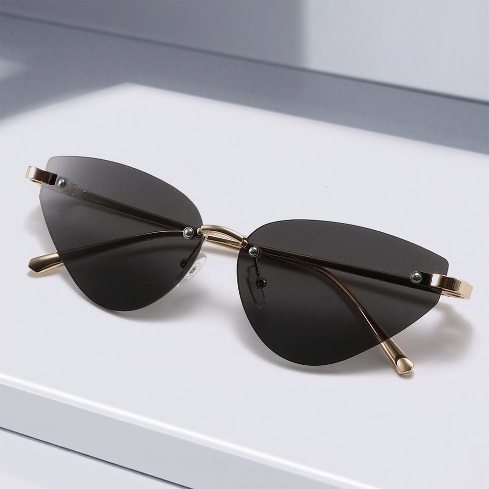 Ochelari de Soare Techsuit (S099), Cat Eye, Maro