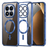 Husa de protectie Techsuit Luxury Crystal MagSafe compatibil cu Xiaomi Redmi Note 15 Pro+ 5G / Poco M8 Pro 5G, Albastru