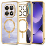 Husa de protectie Techsuit Luxury Crystal MagSafe compatibil cu Xiaomi Redmi Note 15 5G / Note 15 4G / Poco M8 5G, Auriu