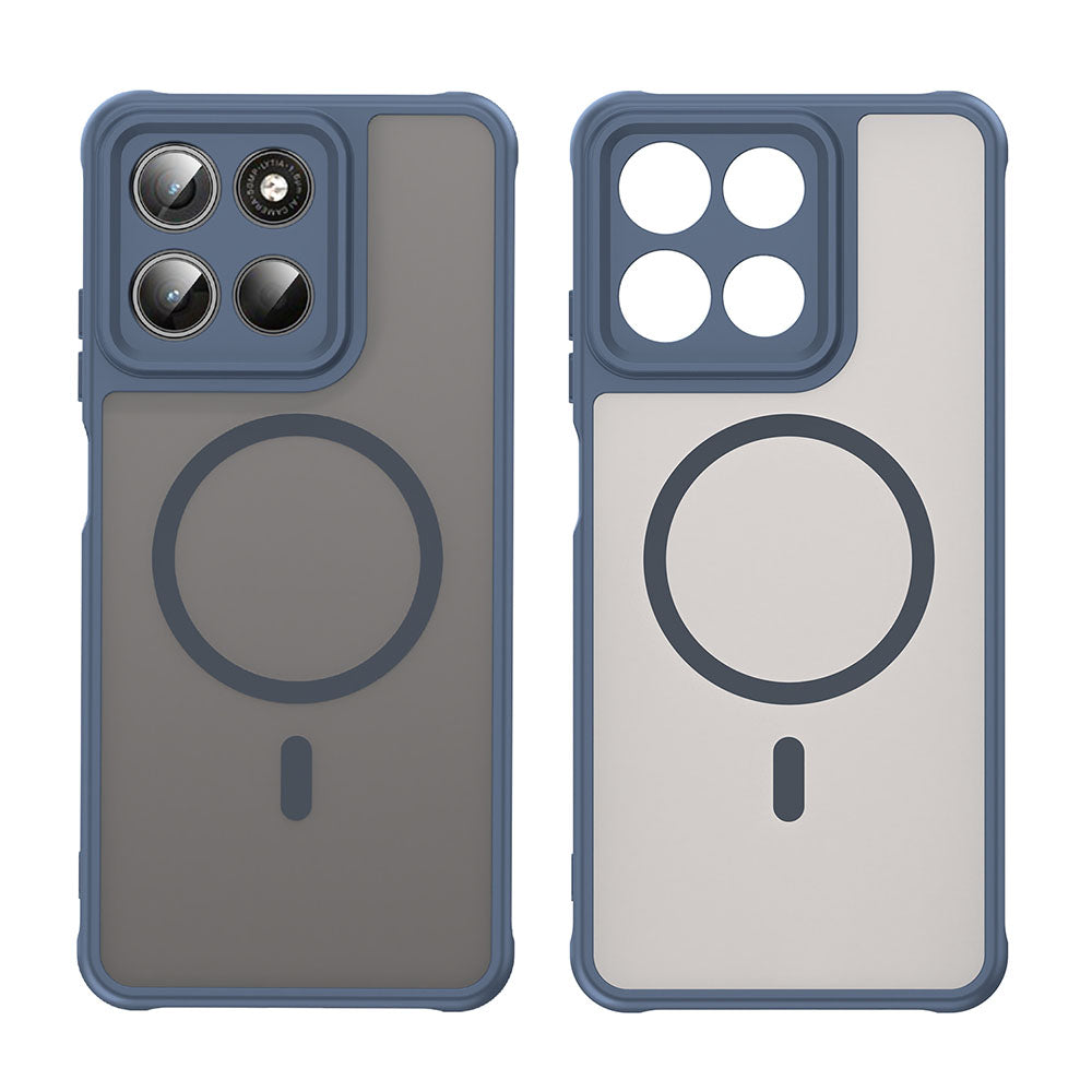 Husa de protectie Techsuit HaloFrost II MagSafe compatibil cu Motorola Moto G37 / G37 Power / G47, Albastru