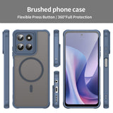 Husa de protectie Techsuit HaloFrost II MagSafe compatibil cu Motorola Moto G37 / G37 Power / G47, Albastru