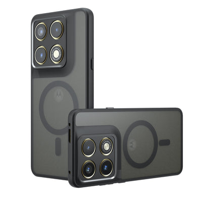 Husa de protectie Techsuit PureFrost MagSafe compatibil cu Motorola Edge 70 Pro, Negru Frost