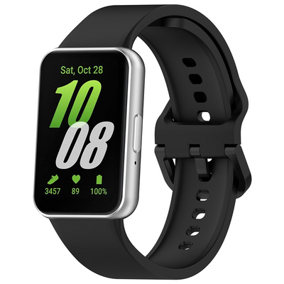 Curea smartwatch Techsuit compatibil cu Samsung Galaxy Fit3, Negru