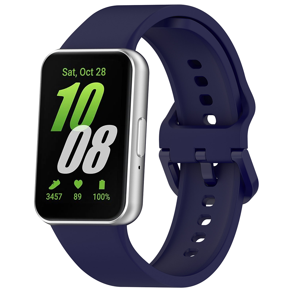 Curea smartwatch Techsuit compatibil cu Samsung Galaxy Fit3, Albastru