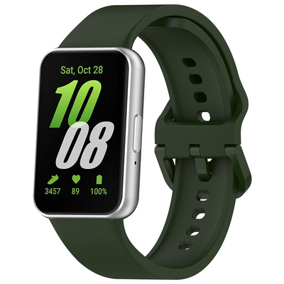 Curea smartwatch Techsuit compatibil cu Samsung Galaxy Fit3, Verde