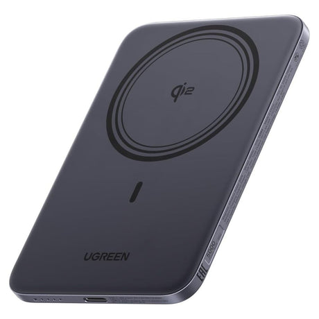 Baterie externa Ugreen PB580 (75984B), 5000mAh, Type-C, 15W Wireless, Gri