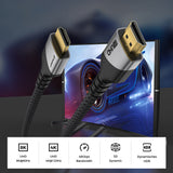 Cablu Techsuit NexusVision Pro (CX3), HDMI 2.1, 48Gbps, 2m, Gri