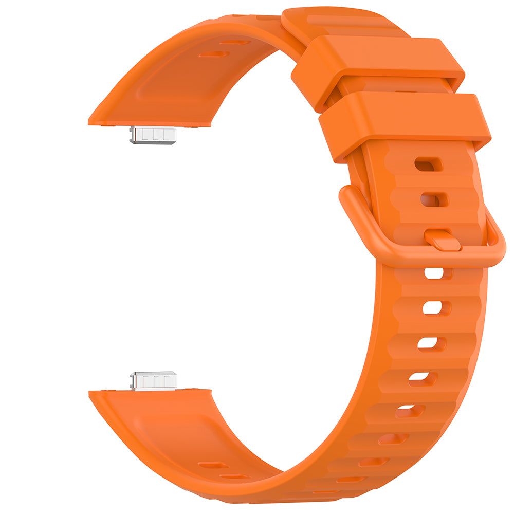Curea smartwatch Techsuit compatibil cu Huawei Watch Fit 5 Pro, Portocaliu