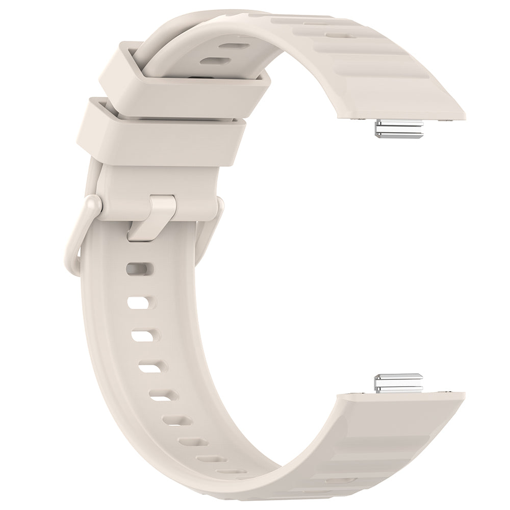 Curea smartwatch Techsuit compatibil cu Huawei Watch Fit 5 Pro, Crem