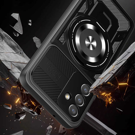 Husa de protectie Techsuit RuggedCam compatibil cu Samsung Galaxy A27 5G, Gri