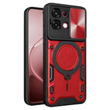 Husa de protectie Techsuit CamGuard Pro compatibil cu Oppo A6 Pro 4G / Oppo A6 Pro 5G, Roșu