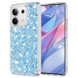 Husa de protectie Techsuit Sparkly Glitter compatibil cu Xiaomi Redmi Note 13 5G, Albastru
