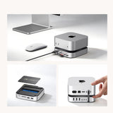 Hub Ugreen CM841A, 10in1, 2x Type-C / 5x USB-A / SD-TF / M.2, Gri