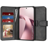 Husa de protectie Techsuit Diary Book compatibil cu Xiaomi 17T, Negru