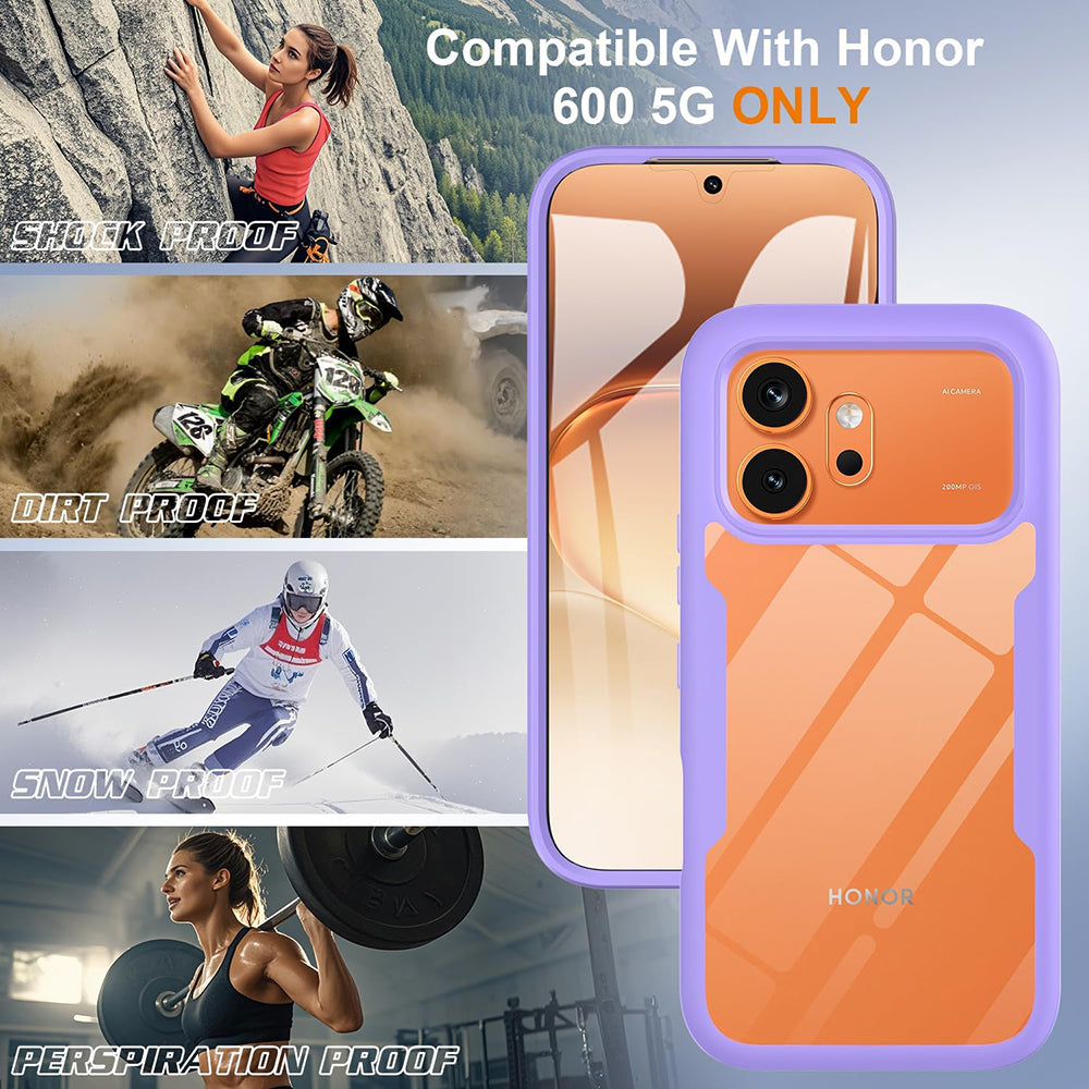 Husa de protectie Techsuit ColorVerse 360 Series compatibil cu Honor 600 / 600 Pro, Mov