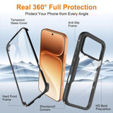Husa de protectie Techsuit ColorVerse 360 Series compatibil cu Honor 600 / 600 Pro, Negru