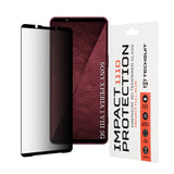 Folie de protectie Techsuit 111D Privacy Full Glue compatibil cu Sony Xperia 1 VIII, Negru