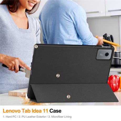 Husa de protectie tableta Techsuit FoldPro compatibil cu Lenovo Idea Tab 11 / Tab K11 Gen 2, Butterfly