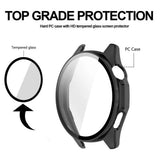 Husa + Folie smartwatch Techsuit compatibil cu Huawei Watch GT Runner 2, Transparent