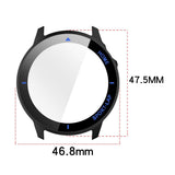 Husa + Folie smartwatch Techsuit compatibil cu Huawei Watch GT Runner 2, Transparent
