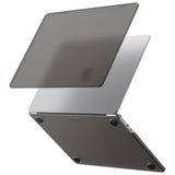 Husa laptop Spigen Airskin (ACS11531), MacBook Air 13" 2022, Policarbonat, Negru