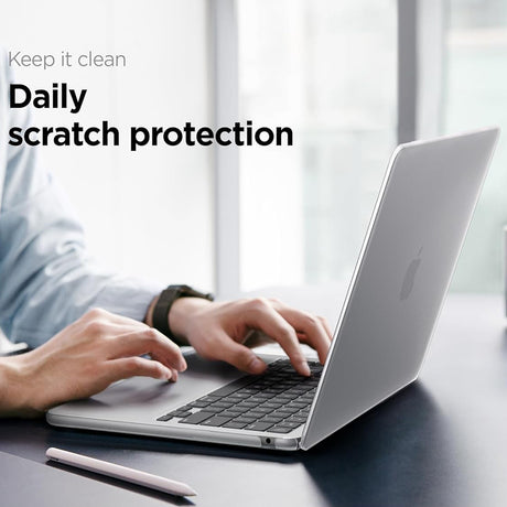 Husa Spigen Airskin (ACS11530), MacBook Air 13" 2022, Transparent