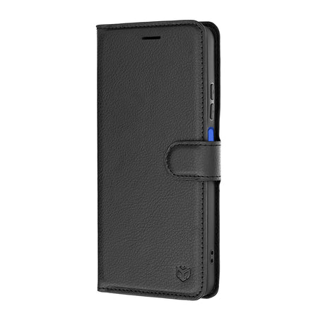 Husa de protectie Techsuit Leather Folio compatibil cu Motorola Moto G37 / G37 Power / G47, Negru