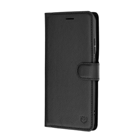 Husa de protectie Techsuit Leather Folio compatibil cu Motorola Edge 70 Pro, Negru