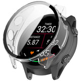 Husa + Folie smartwatch Garmin compatibil cu Forerunner 70 / Forerunner 170, Transparent