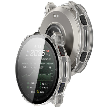 Husa + Folie smartwatch Techsuit compatibil cu Amazfit Cheetah 2 Ultra, Transparent