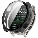 Husa + Folie smartwatch Techsuit Defense360 Pro compatibil cu Amazfit Cheetah 2 Ultra, Negru