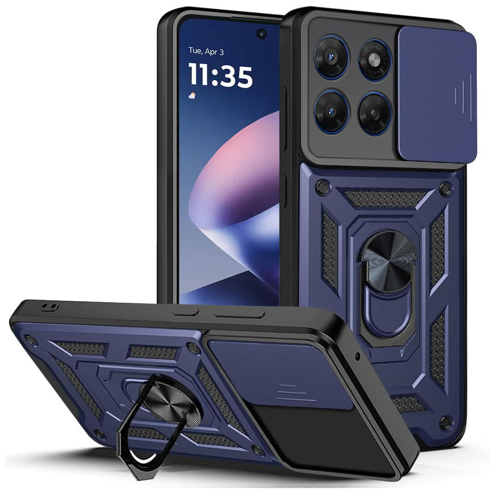 Husa de protectie Techsuit CamShield Series compatibil cu Motorola Moto G37 / G47, Albastru
