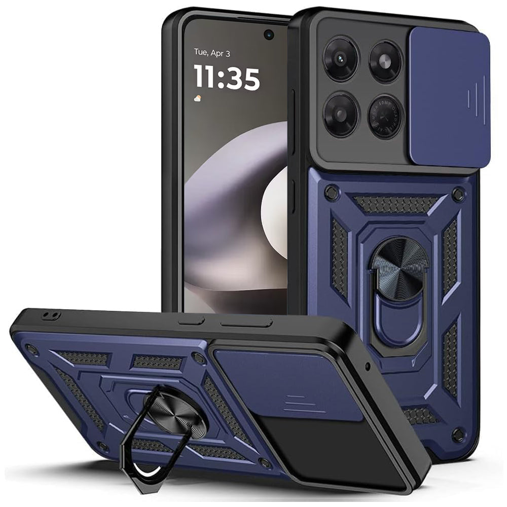 Husa de protectie Techsuit CamShield Series compatibil cu Motorola Moto G37 Power, Albastru