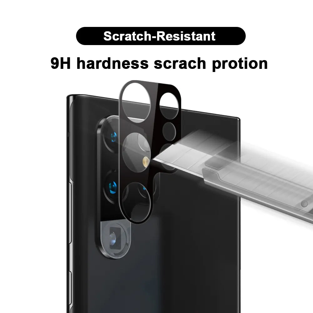 Folie de protectie Techsuit Full Camera Glass compatibil cu Samsung Galaxy S23 Ultra, Negru