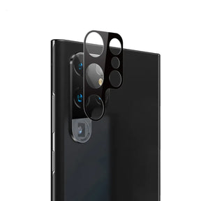 Folie de protectie Techsuit Full Camera Glass compatibil cu Samsung Galaxy S23 Ultra, Negru