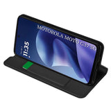 Husa de protectie Techsuit Magskin Book compatibil cu Motorola Moto G37 / G37 Power / G47, Negru