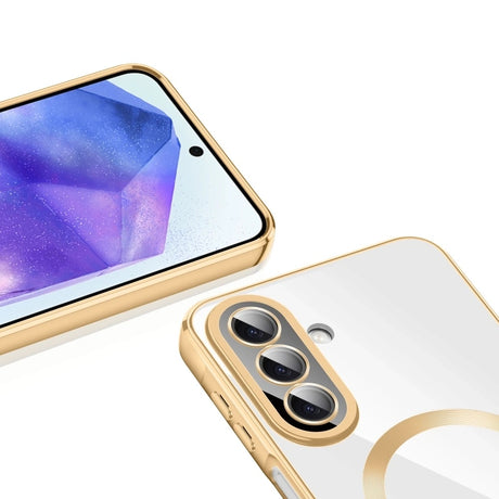 Husa de protectie Techsuit Luxury Crystal MagSafe compatibil cu Samsung Galaxy A27 5G, Verde deschis