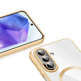Husa de protectie Techsuit Luxury Crystal MagSafe compatibil cu Samsung Galaxy A27 5G, Mov