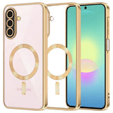 Husa de protectie Techsuit Luxury Crystal MagSafe compatibil cu Samsung Galaxy A27 5G, Auriu