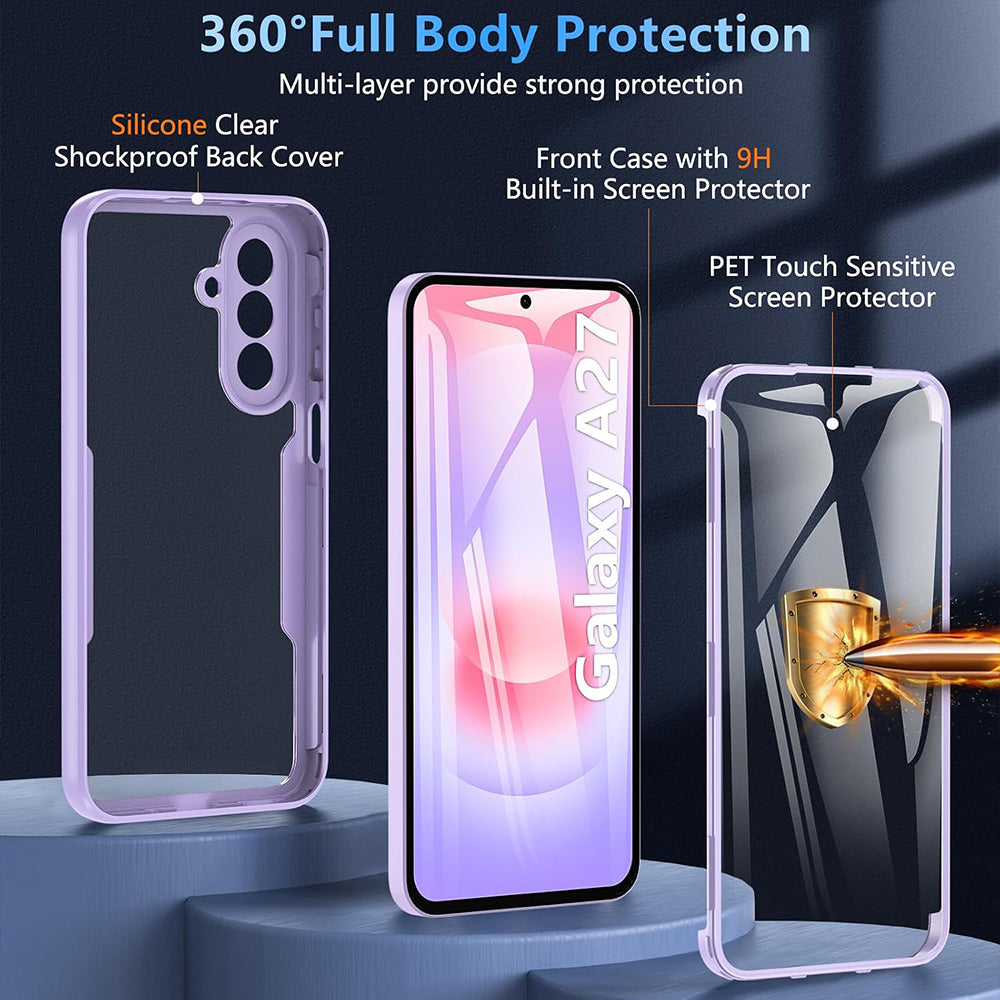 Husa de protectie Techsuit ColorVerse 360 compatibil cu Samsung Galaxy A27 5G, Mov