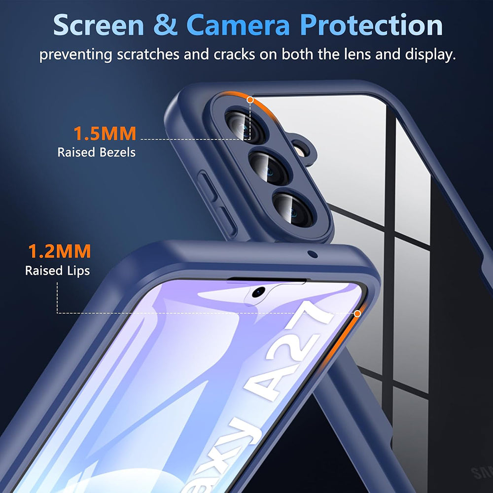 Husa de protectie Techsuit ColorVerse 360 Series compatibil cu Samsung Galaxy A27 5G, Albastru