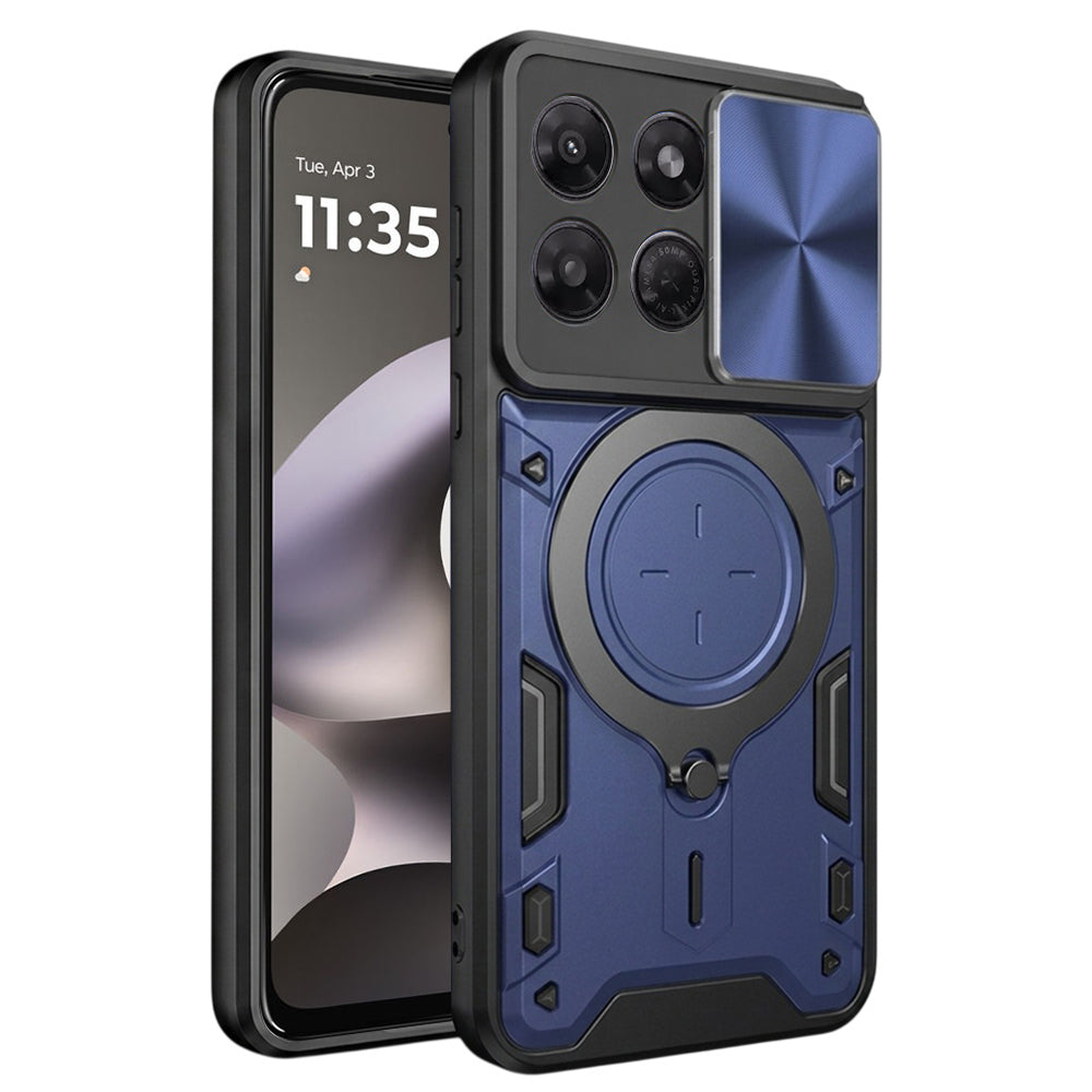 Husa de protectie Techsuit CamGuard Pro compatibil cu Motorola Moto G37 Power, Albastru