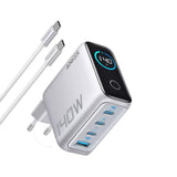 Incarcator Anker (B2697G41), 3x USB-C + USB, 140W, Fast Charging, Gri