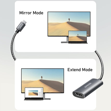 Adaptor Anker USB-C to HDMI 4K@60Hz (A83120A2), Gri