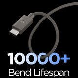 Cablu pentru Alimentare Type-C, 60W, 480Mbps - Spigen Essential EB6015CC (ACA10418) - Gunmetal