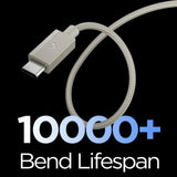 Cablu pentru Alimentare Type-C, 60W, 480Mbps - Spigen Essential EB6015CC (ACA10419) - Natural Titanium