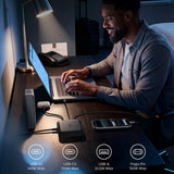Incarcator Anker (A1903G11), 2x Type-C + USB, 150W, PowerIQ 4.0, Negru