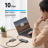 Hub Anker A83830A2, HDMI / USB / USB-C / Ethernet, 10Gbps, Gri