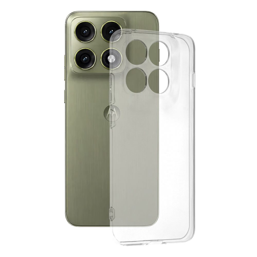 Husa de protectie Techsuit Clear Silicone compatibil cu Motorola Edge 70 Pro, Transparent